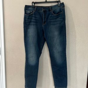 Stretch high rise jeans